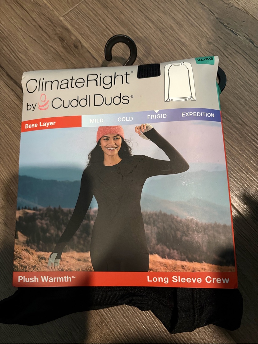Women’s Climate Right By Cuddl Duds Base Layer Top Size XL